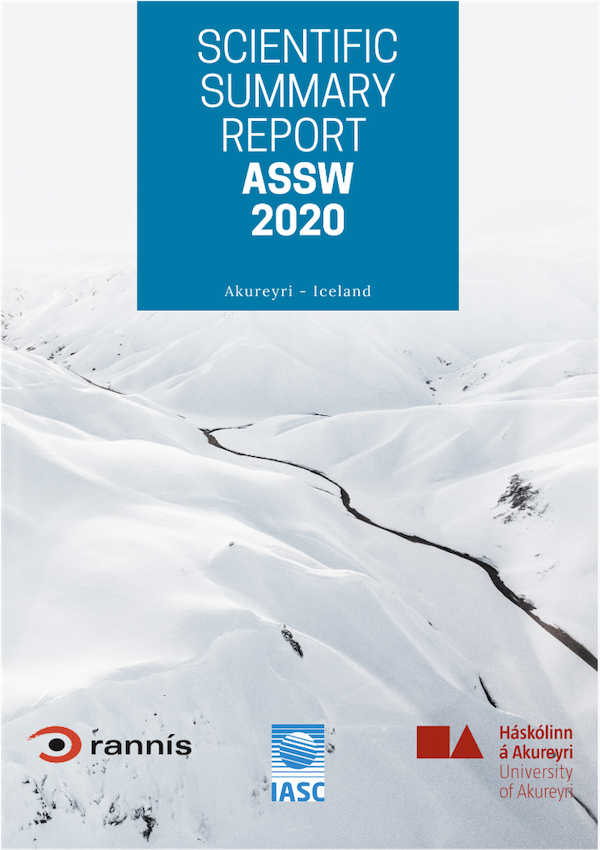 ASSW 2020 Science Report Cover